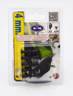 S&M 544934 Punch + 10 Plugs Drill 4 mm Drip Irrigation, Black