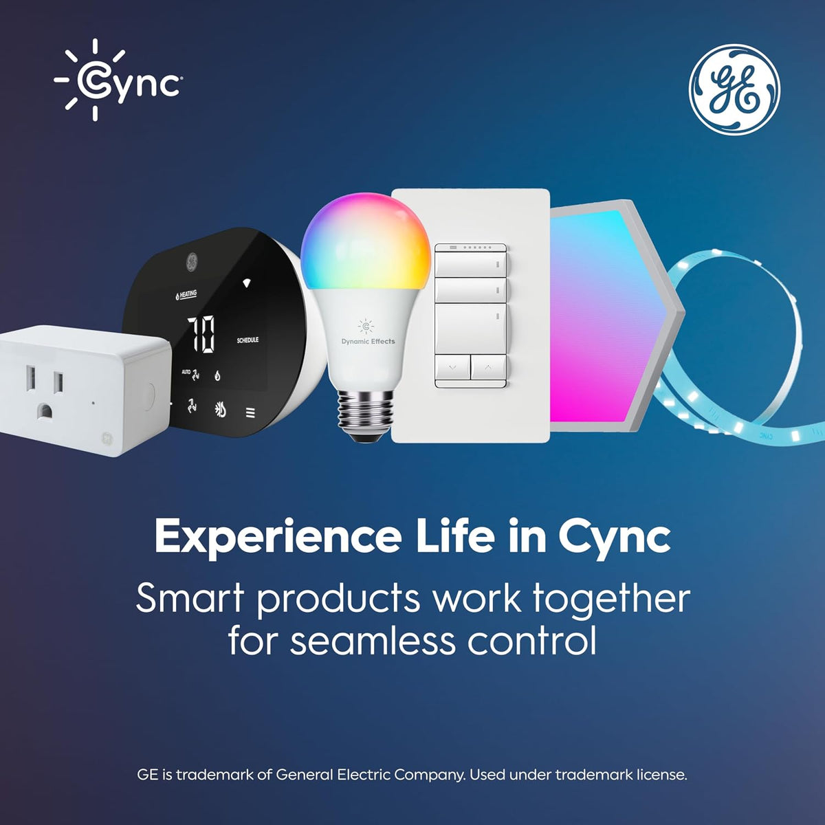 cync ge dynamic effects smart cafe lights, color, view 11