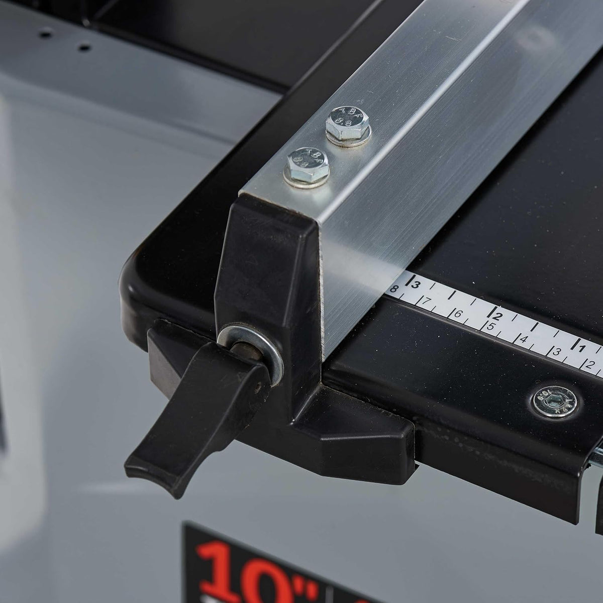 shopmax shopmax 4.2 amp 10-inch benchtop band saw on a desk or shelf