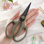 Garden Pruning Shears Scissors with Comfort Grip Handle, Premium Steel Professional Floral Scissors, Perfect for Arranging Flowers, Pruning, Trimming Plants, Gardening Tool (Pointed blue)