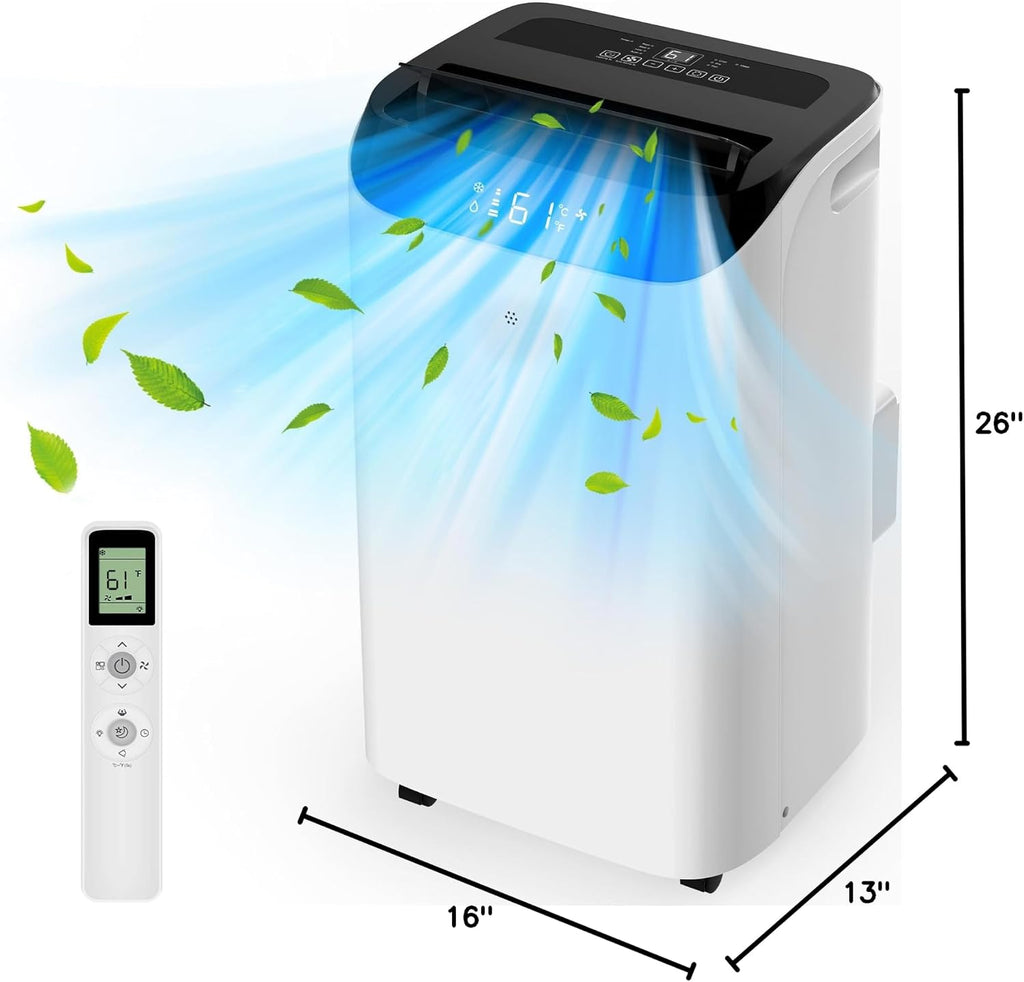 14000 btu portable air conditioners with remote control, view 10