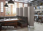 Sorbus 8 Panel Room Divider 6 ft. Tall - Privacy Screen, Extra Wide Double Hinged Panels, Mesh Hand-Woven Design, Partition Room Dividers and Folding Privacy Screens, Wall Divider for Room Separation