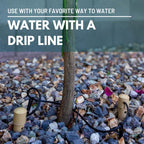 24" DEEP DRIP Watering Stake (3 Pack) (Black), 24GKDD