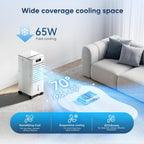 evaporative air cooler, 4-in-1 portable air conditioners, close-up detail