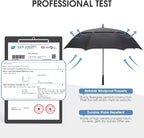 G4Free 47/54/62/68/72 Inch Automatic Open Golf Umbrella Oversize Extra Large Double Canopy Vented Windproof Waterproof Stick Umbrellas