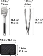 OXO Outdoor 3 Piece Grilling Tool Set