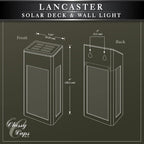 classy caps swl888 - black aluminum lancaster deck on a desk or shelf