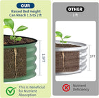Garvee 4 Pack Galvanized Raised Garden Bed, 8x4x1.5 ft Metal Planter Box for Flowers Vegetables, Rust-Resistant Raised Garden Beds for Gardening, Easy Assembly Outdoor Garden Box & Planters, Green