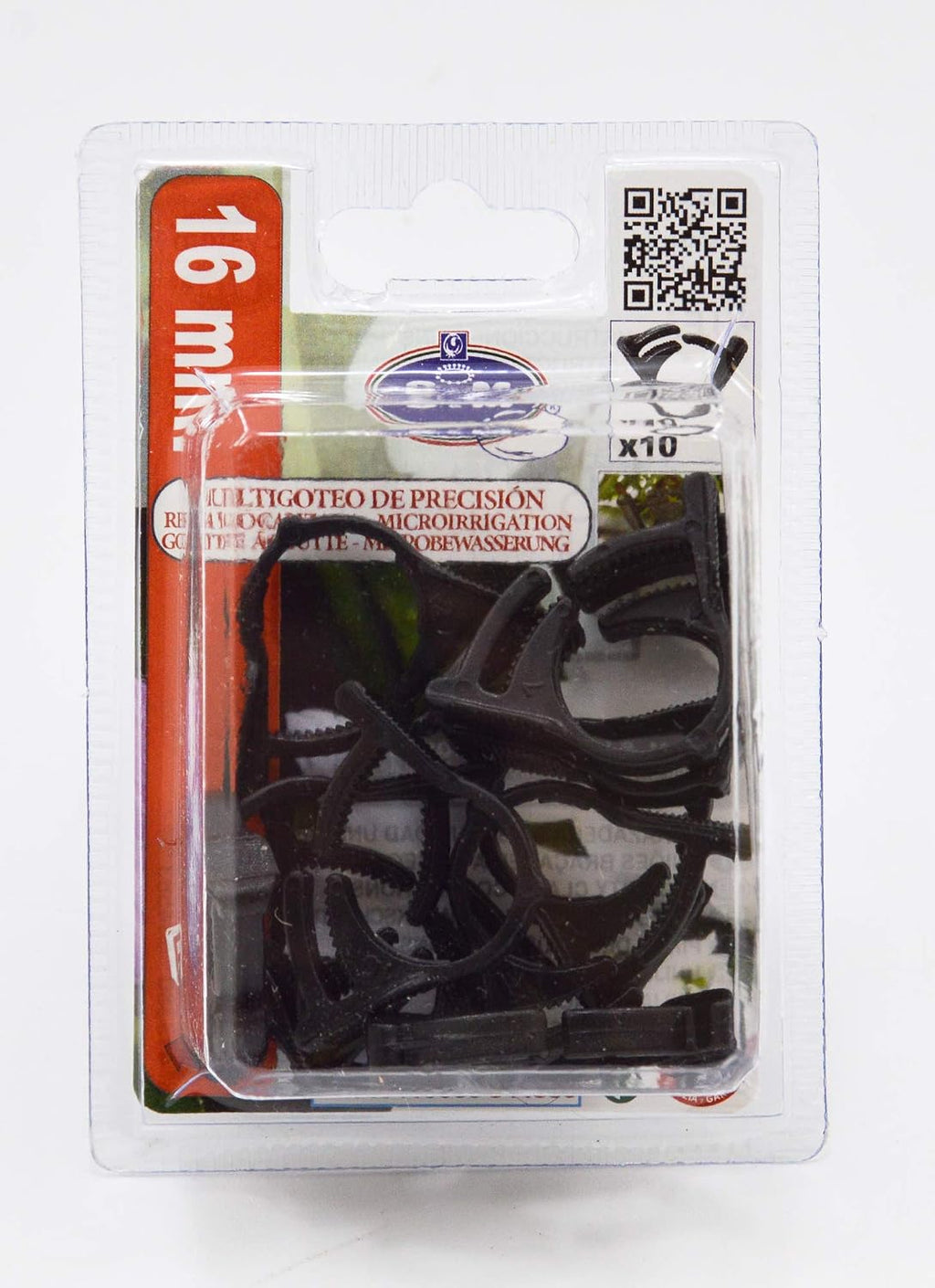 S&M 544583 Safety Clamp Joints 16 mm, Black