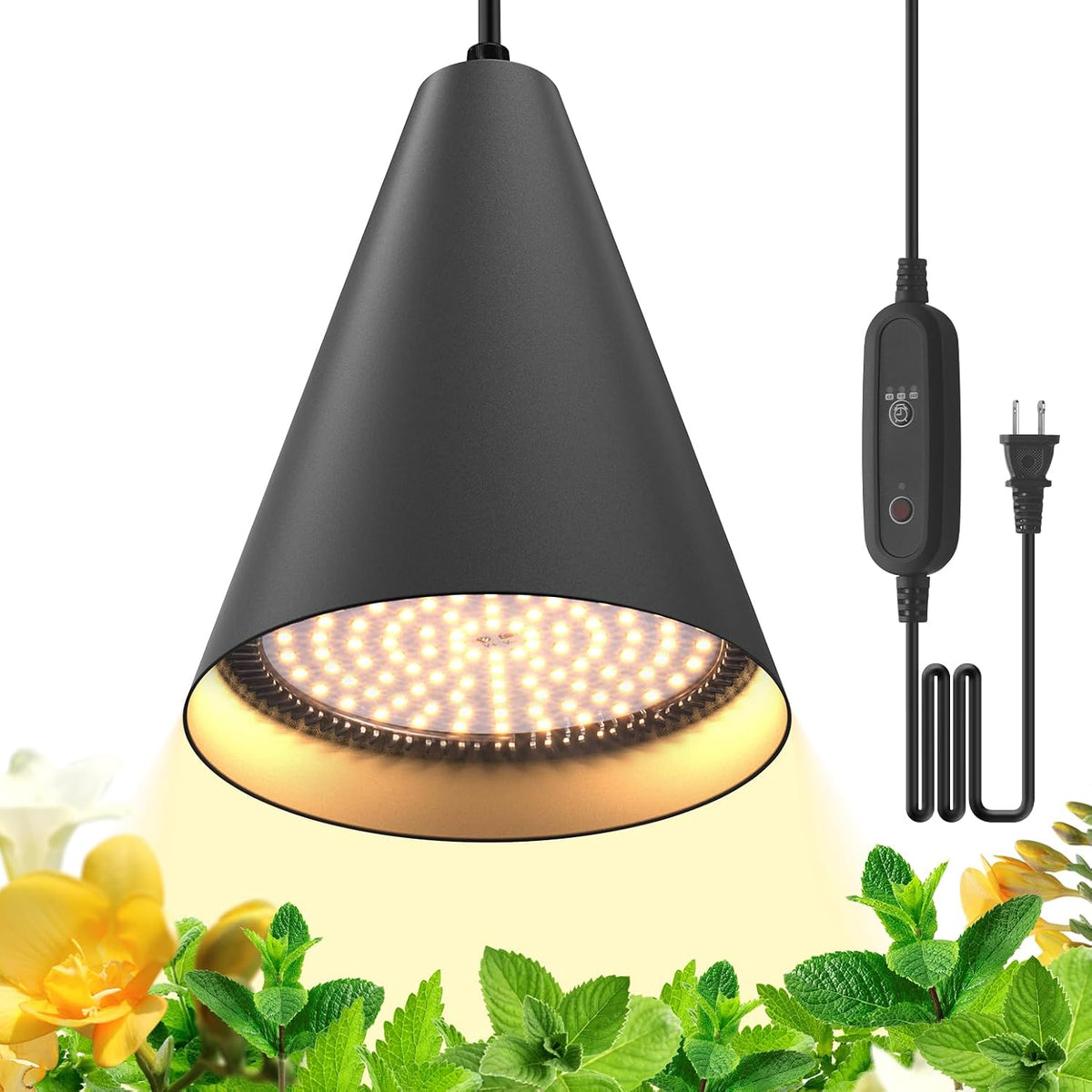 bstrip hanging grow light for indoor plants 25w, main product view