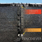 6' x 50' 3rd gen black fence privacy, package contents