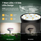 Solar Spot Lights Outdoor Cool White, 1000LM Big Adjustable Solar Lights Outdoor Waterproof, 2-in-1 Bright Solar Powered Spotlights Landscape Lighting for Garden, Yard, Pathway, Tree, Flag