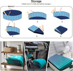 Jasonwell Foldable Dog Kiddie Pool - Hard Plastic Kids Paddling Pool Toddler Baby Swimming Pools for Backyard Collapsible Whelping Box Pet Doggie Cats Wading Pools Bathtub for Puppy Large Dogs 48In,G