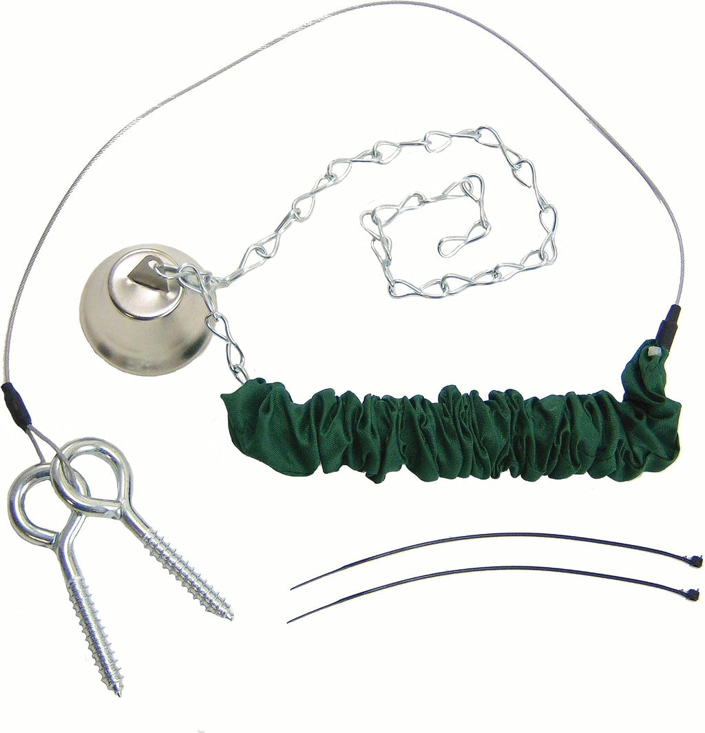 Squngee Squirrel Feeder, Amusing Bungee and Bell Squirrel Feeder, Holds 2 Ears of Corn