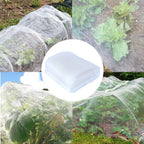 agfabric garden netting 10'x30' insect pest barrier bird, front angle view