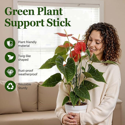 10 Pack Stackable Monstera Plant Support Stakes, Durable Climbing Plant Support Structures for Indoor Outdoor Potted Plants, Garden Stakes for Pothos, Philodendron & Vine Plants