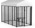lovmor 8' x 4' outdoor dog kennel with, main product view