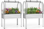 giantex raised garden bed with legs & greenhouse, main product view