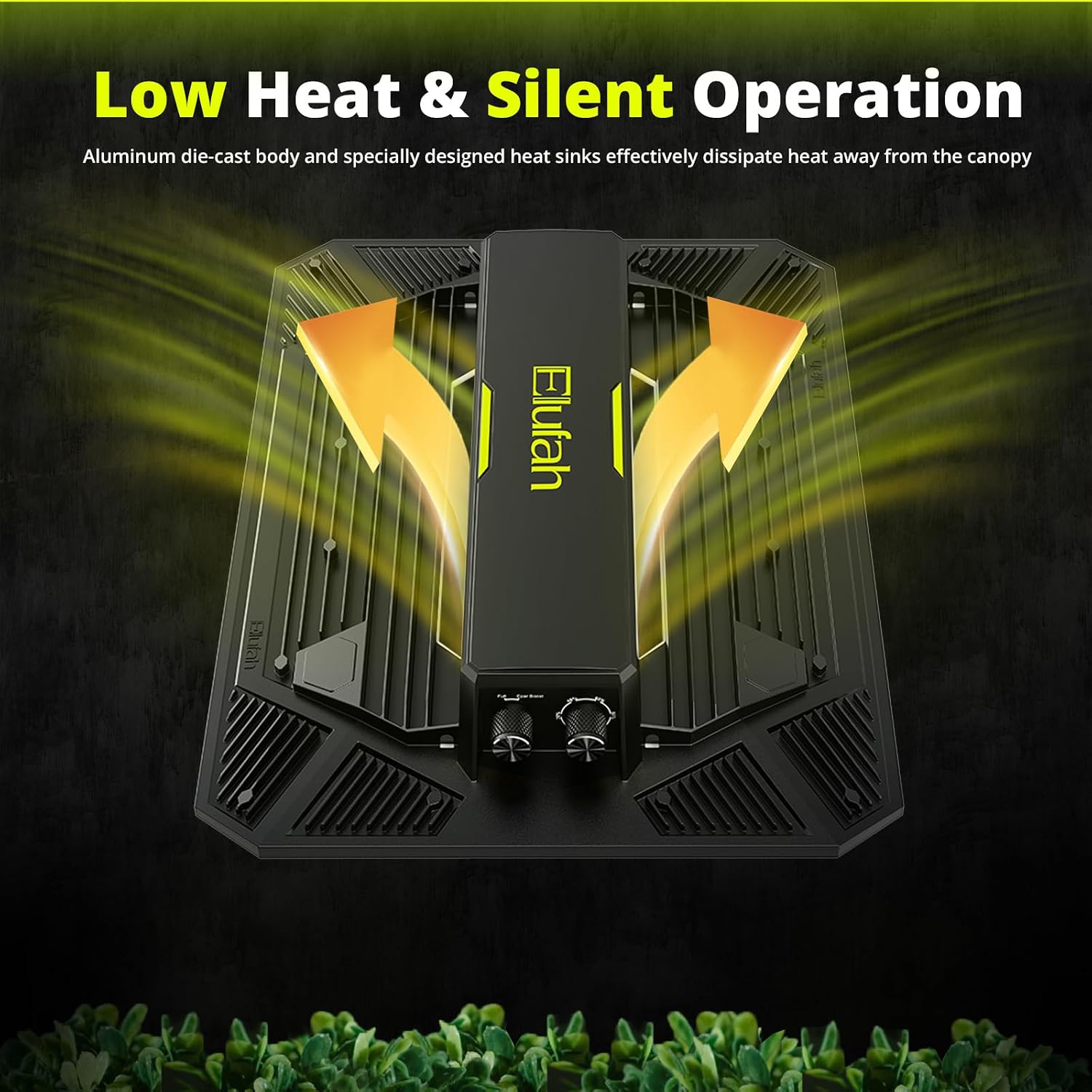LED Grow Light 150W Full Spectrum Grow Lights for Indoor Plants | UAP1500 Commercial Growing Lamp Full Epar Boost Mode Switch Daisy Chain, Dimmable for Seeding Veg Bloom in 2x2, 3x3 Grow Tent