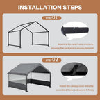 extra large dog shade shelter 4'x4'x3' waterproof, outdoor on a desk or shelf