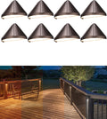 leonlite 8-pack 5cct low voltage led deck light, main product view