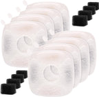 Pet Fountain Filters Compatible with 95Oz/2.8L Dog Water Fountain (8 Filters&8 Sponges)