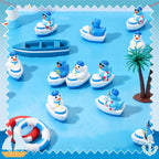 30 Pcs Sailor Cruise Ducks, Mini Sailor Cruise Resin Ducks Bulk | Fun Printed Toy Figures for Birthday Party Favors, Themed Decor, Kids Gift Collection (Cruise Duck)
