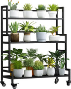 yizajia plant stand indoor outdoor tiered stands shelf, main product view