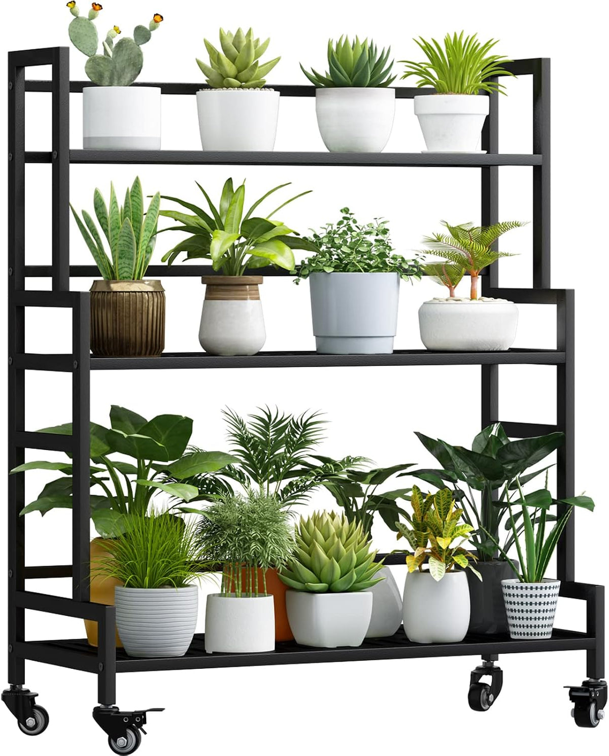 yizajia plant stand indoor outdoor tiered stands shelf, main product view