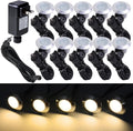 yescom lumestar 10-pack 3000k warm white led deck, main product view