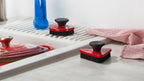 Le Creuset Set of 2 Cleaning Brushes, Cerise