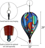 In the Breeze 0971 — 10-Panel Large Hot Air Balloon Spinner — Multi-Color