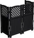devoko resin outdoor privacy fence, 4 privacy screen, main product view
