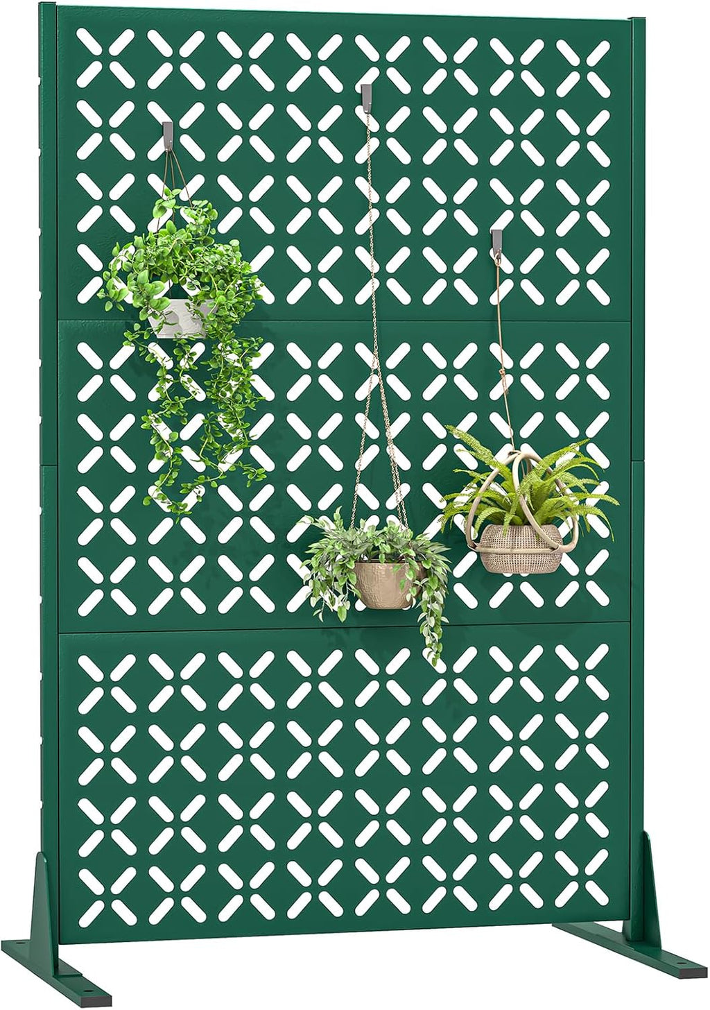 metal outdoor privacy fence 72" h×45.7" w balcony, main product view