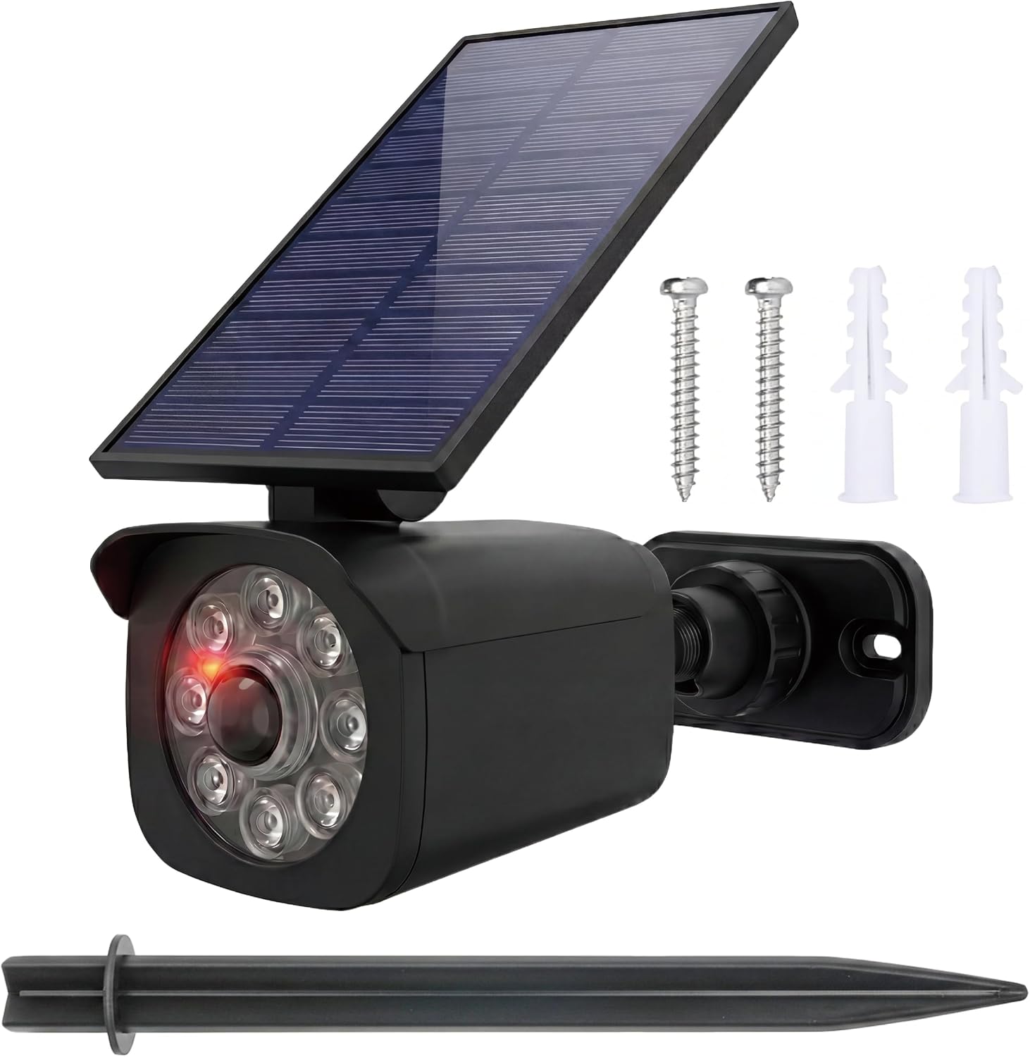 Solar Motion Light Outdoor, Solar Spotlight with Motion Sensor | IP67 Waterproof Solar Security Light, 360° Rotatable, Wall Mount or Ground Stake for Yard, Garden, Driveway (1 Pack, 1300LM)