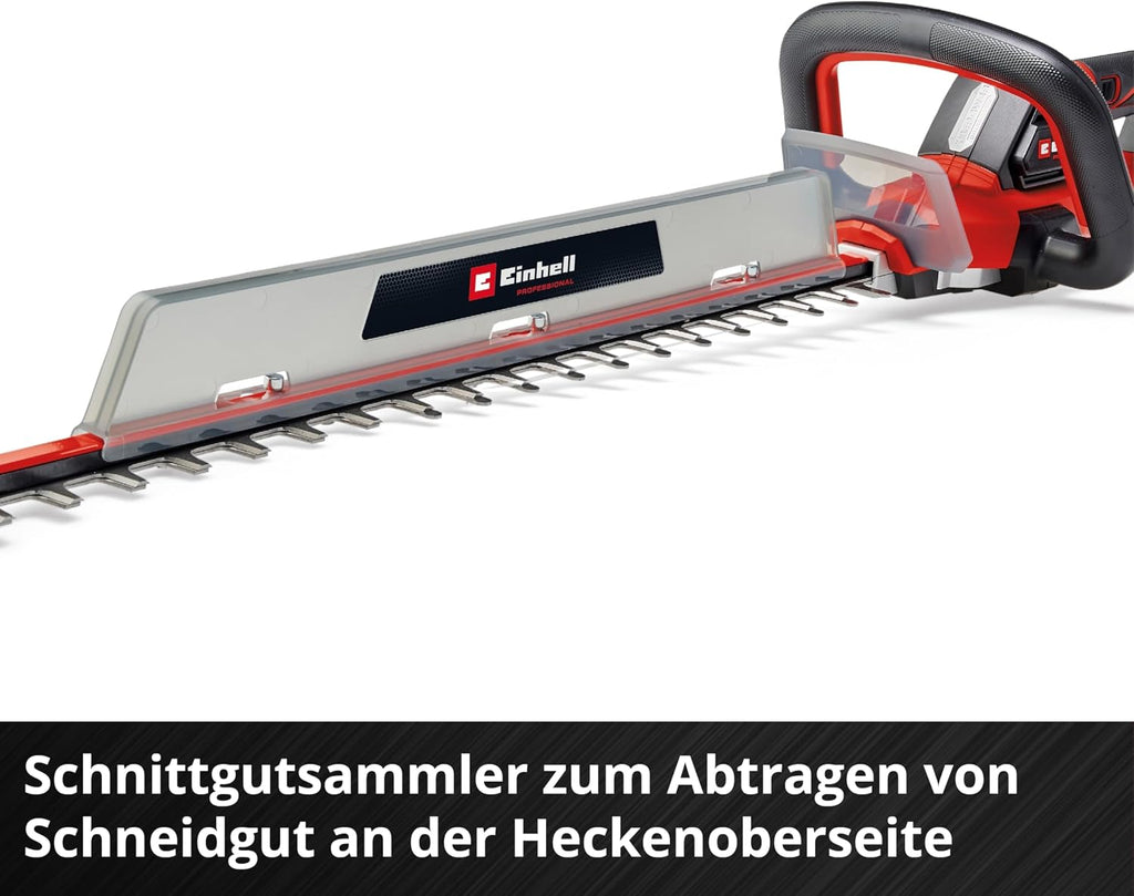 Einhell Professional Cordless Hedge Trimmer GP-CH 18/61 Li BL-Solo | PXC | 18V | Brushless | 24" Cutting Length | Anti-Lock System | Quiver | Without Battery