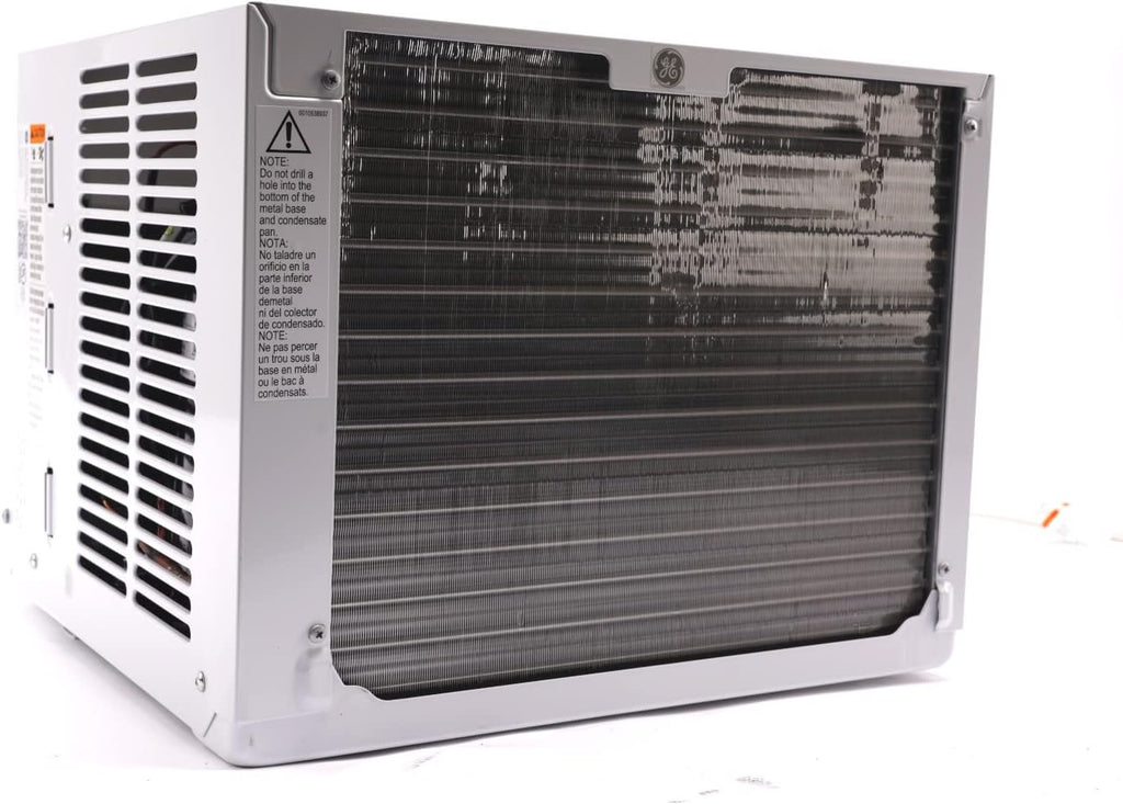 ge 5,000 btu mechanical window air conditioner for showing dimensions