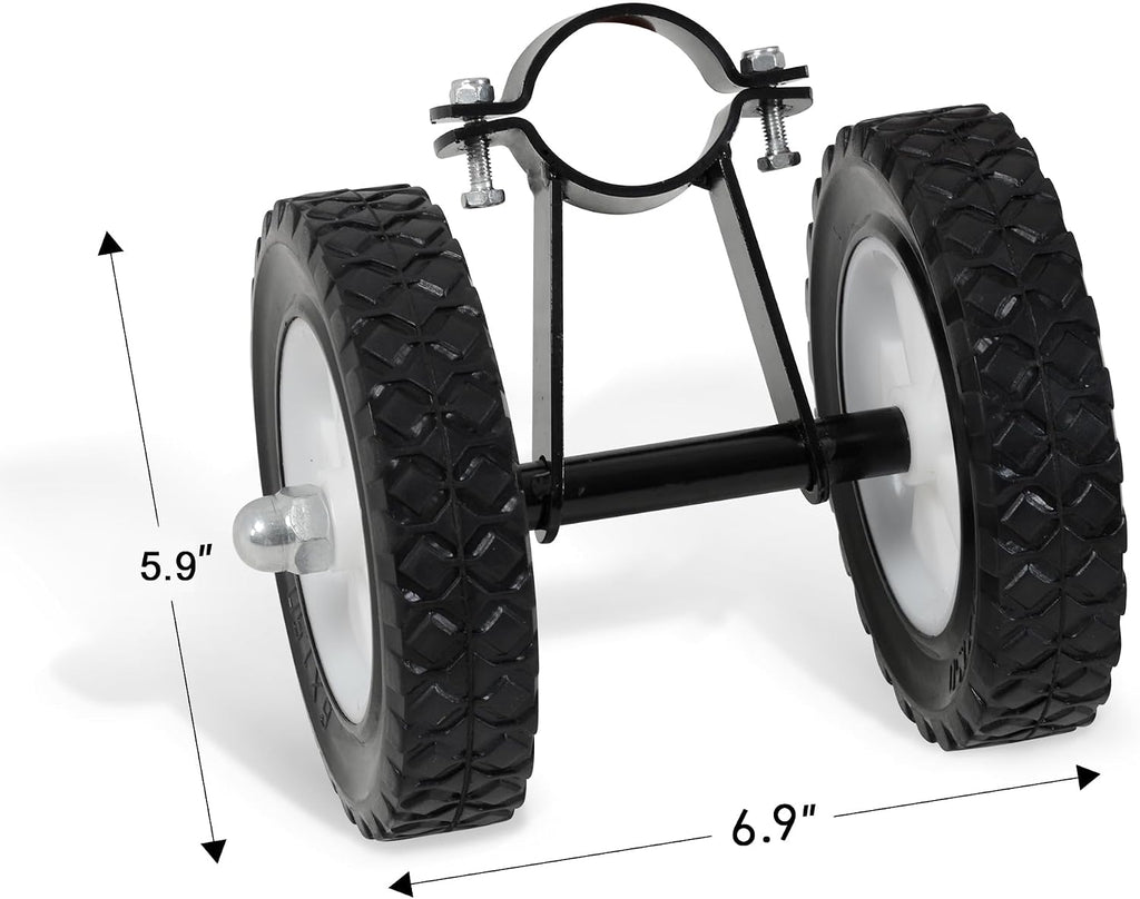 Hammock Wheel Kit for Hammock Stand, Weather Resistant Portable Universal Stand Wheel for Outdoor Use, Black