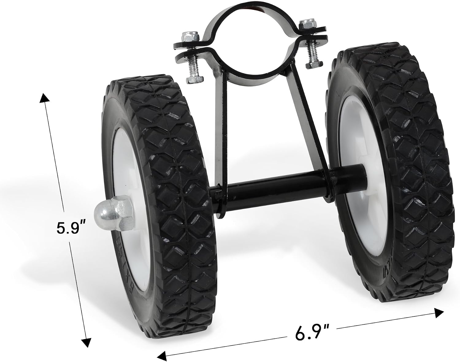 Hammock Wheel Kit for Hammock Stand, Weather Resistant Portable Universal Stand Wheel for Outdoor Use, Black