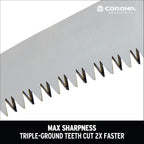 Corona RS16120 Razor Tooth Folding Saw, 7-Inch, Red (Pack of 6)