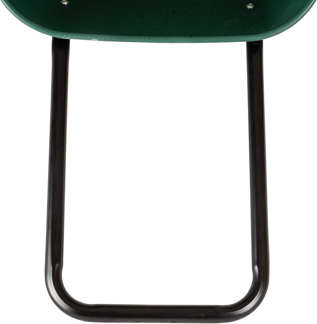 garden star 70019 garden barrow dual-wheel residential wheelbarrow, side view