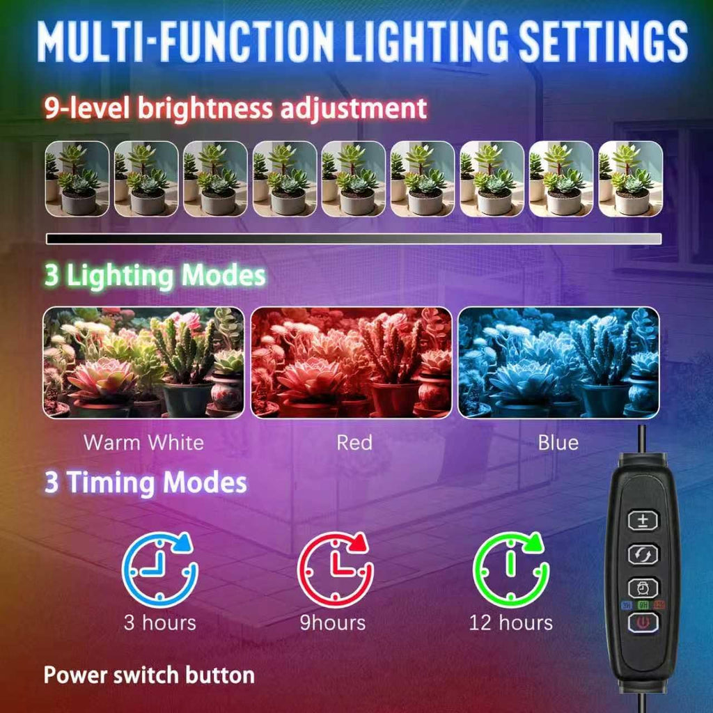 [careforge] mini greenhouse indoor with grow light & on a desk or shelf