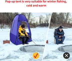 pop up tent, clear outdoor tents sports fishing, package contents