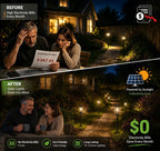 Solar Pathway Lights Outdoor – 8 Pack Solar Powered Garden Pathway Lights - IP65 Waterproof LED Landscape Lighting for Walkway Patio Lawn Yard Porch Decor