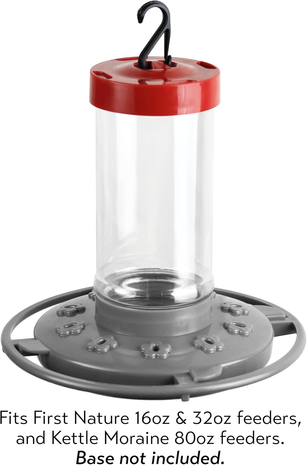 Replacement First Nature 16oz Plastic Bottle/Jar for Hummingbird Feeder #3051 (2) | Firsty Nature #3051 Compatible