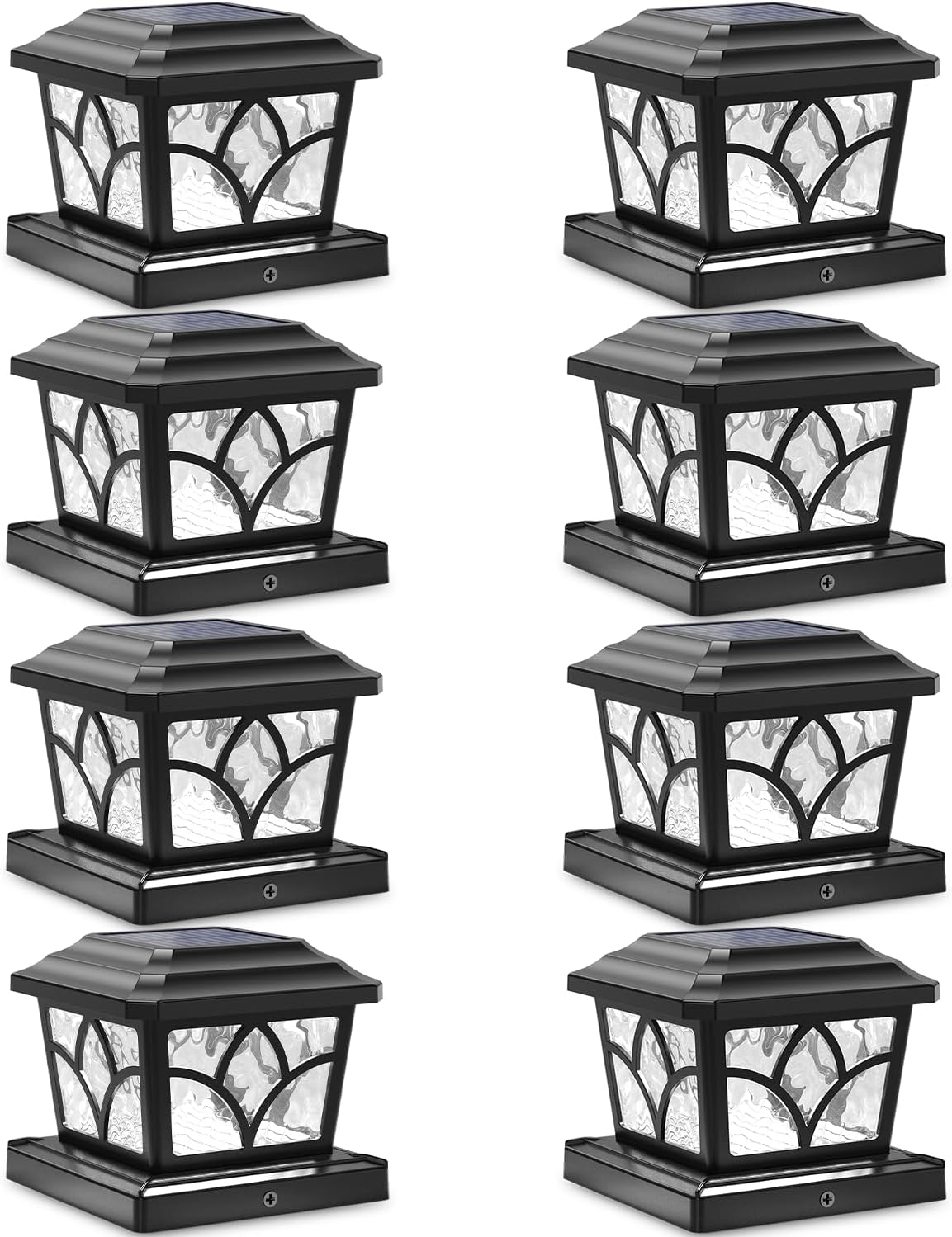 siedinlar solar post cap lights outdoor 4 modes, main product view