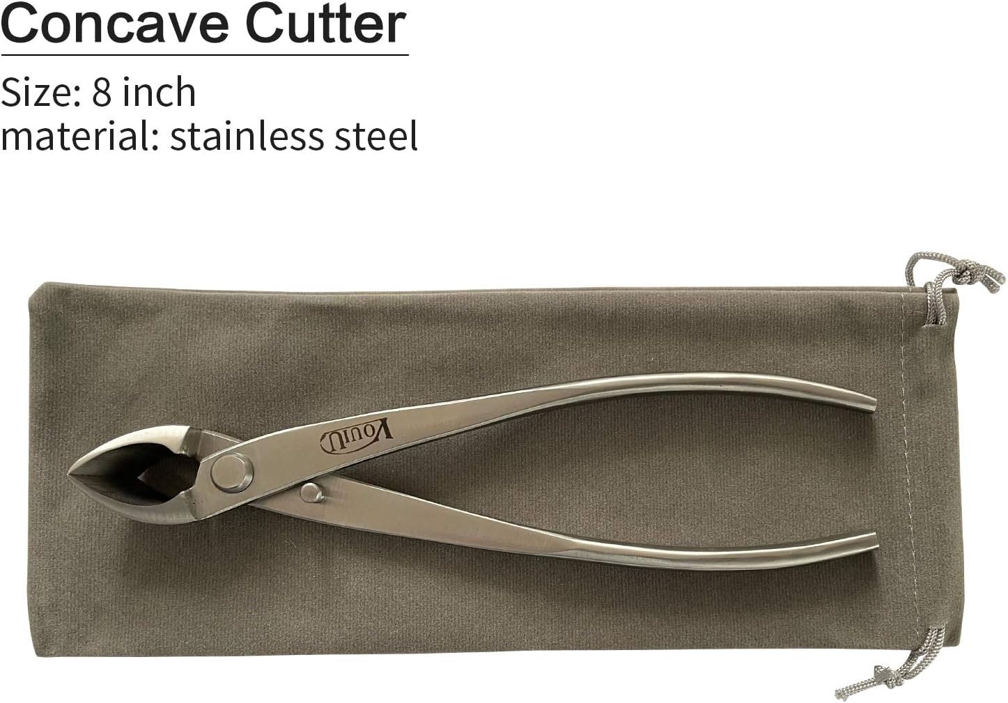 VOUIU 8inch Concave Cutter Bonsai tools