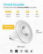 Sunco 30 Pack Outdoor LED Flood Home Patio Driveway Light, Waterproof PAR38 LED Bulb, CRI90, 3000K Warm White, 1050 Lumens, 100W Equivalent 13W, Dimmable, Wet-Rated, E26 Base UL