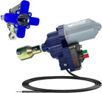 uygalaxy 100w greenhouse film roll up side motor, main product view