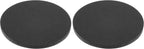 MECCANIXITY Plant Coasters 10 Inch Reversible Absorbent Waterproof Round Felt Pad Mat, Black 3 In1 Set (Pack of 2)